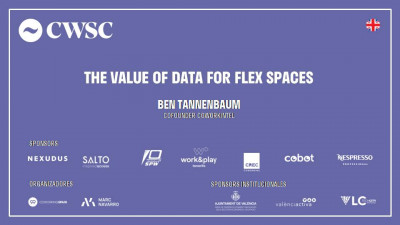 El valor de los datos para los espacios Flex 