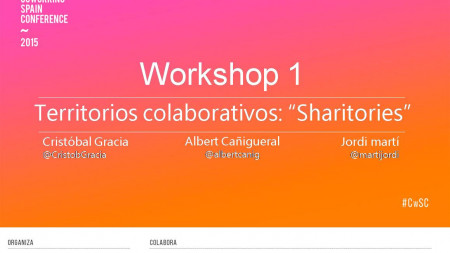 Workshop: Territorios Colaborativos "Sharitories"